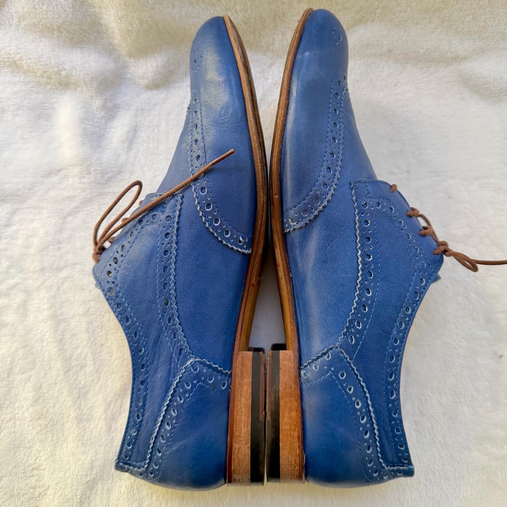 L’artigiano Sorrentino Blue Size 40
US 9 Oxford Shoes Leather Lace Up Classic - Picture 12 of 16